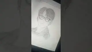 min yoongi BTS Suga portrait drawing // Antima budhwar