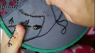 جلابة العيد/جلابة بالتنبات خفيف/جلابة نص طوق/تنبات العقيق/ تعليم التنبات للمبتدئات tanbat la39i9
