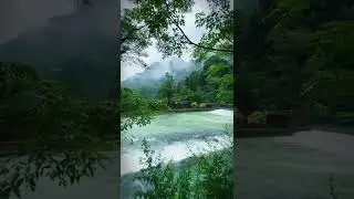 Relaxing nature sound and beautiful river #trending #newshorts #shorts #softpeace
