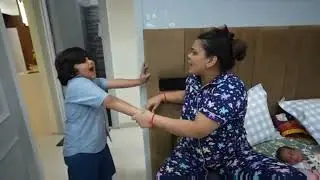 chiku malik ni ki school Mai chori.payal malik ne mara chapal se #armanmalik#familyfitness#payal