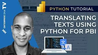 How To Translate Texts Using Python For Power BI