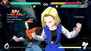 Dragon Ball Fighterz Android 18 team meteor combo