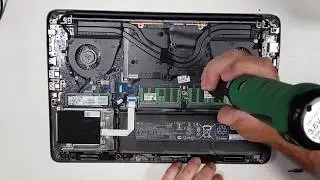 How to change an apply thermal paste at HP ZBook 15 G3 DIY