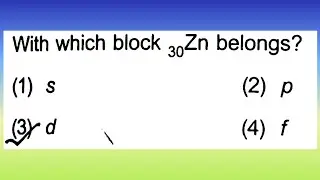 With which block ₃₀Zn belongs?...| JEE Periodic Table | Krishna Ke Doubts | Doubtify JEE