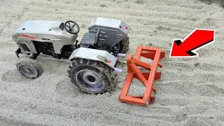 Diy tractor Agriculture Bund maker machine mini science project mr ravi toy / rv hacks💥