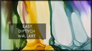 Create Your Own Easy Diptych Wall Art Painting
