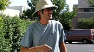 Didrik's new pith / bike helmet
