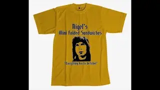 JOEFF TEES- NIGEL'S FOLDED SANDWICHES