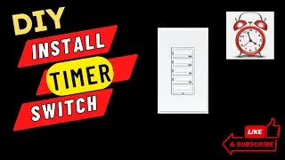 Want to Save Money On Electricity? Timer Switch Installation for Your Home - Save Energy and Money $
