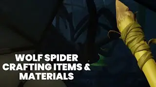 GROUNDED Wolf Spider Crafting Items & Resource Materials