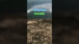Arabian Sea at its Best | Arabian Sea view from cliff #shorts #sea #amazing #unbelievable #arab
