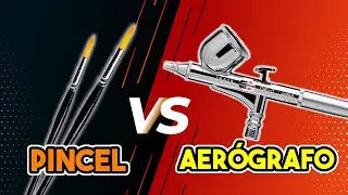Aerógrafo ou pincel, qual devo usar?