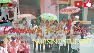 Boom 💥  COMMUNITY POSTING VLOG | VISIT TO PRIMARY HEALTH CENTRE (PHC) kasna /Dadha | #nursing#fun