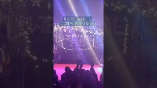 NEET AIR 1 COUPLE DANCE | MBBS 2021 FRESHERS PARTY Ft.MRINAL KUTTERI #neet #aiimsdelhi