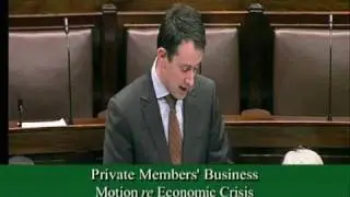 Sean Sherlock speaking on Pensions Levy