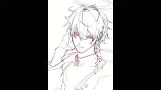 Time lapse Illustration making OC #timelapse #illustration #clipstudiopaint #huion