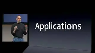 Apple Keynote at Town Hall August 2007 (Aluminum iMacs and Wireless Keyboards)