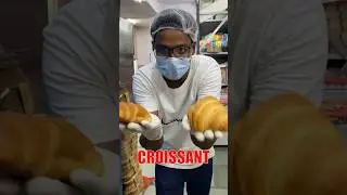Cheap vs Expensive Croissant #croissant #chocolatecake #bakery #shortvideo #food