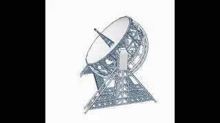 Lovell Telescope Created with Tinkercad