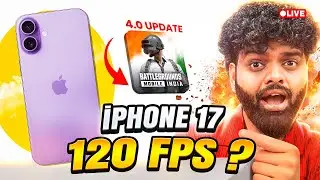 iPhone 17 BGMI Test 🎮 &ndash; 120Hz Display but Only 60FPS 😲 Scam or Update Soon? 📱 #shortslive  #bgmi