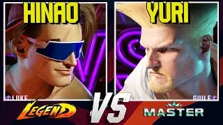 SF6 HINAO (Люк) против YURI (Гайл) Street Fighter 6 High Level