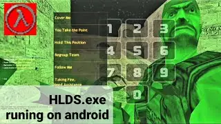 How to open cs1.6 dedicated server from android [HLDS.exe] protocol 49
