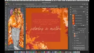 Color Changing Tie-Dye Photoshop brushes inspired by Tom Ford FALL 2020 READY-TO-WEAR