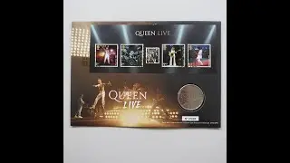 2020 Queen Live &pound;5 Pounds Coin Cover - Royal Mail First Day Covers UK