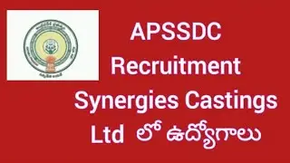 APSSDC Recruitment Drive...             || Bhagya's Job Notifications ||