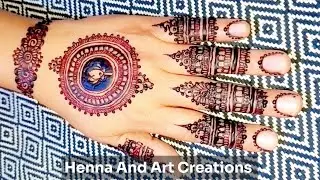 Beautiful Back Hand Mehndi Design 2025 | Step by Step Mehndi Tutorial | Henna and Art Creations