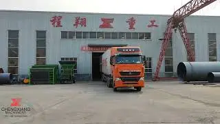 Load and delivery the blade disc type compost turning machine