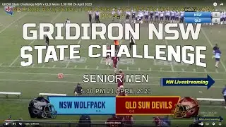 NSW Wolfpack v QLD Sundevils Men's - [GNSW State Challenge 2023]