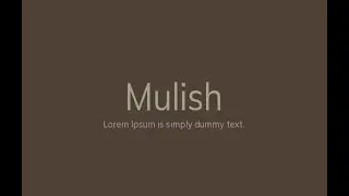 How to Download and Install Mulish Font Free Download  in Adobe Photoshop #youtube