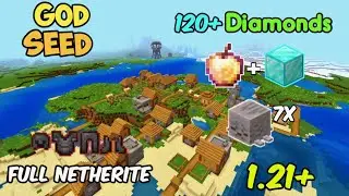 Unlimited 💥 [God Seed] For Minecraft Bedrock&PE/Five Blacksmith Seed For Minecraft 1.21+