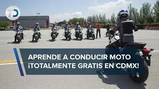 ¡Ya no hay pretextos! Semovi ofrece curso gratis para aprender a conducir moto de manera segura