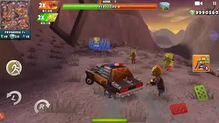 Zombie offroad safari gameplay | Police car chasing, big zombie hunt | Pakistani The Gamer