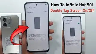 How To infinix Hot 50i Double Tap Screen On/Off Setting infinix Hot 50i Double Tap Screen Use
