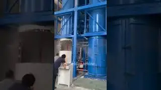 flexible foam recycle line for cylinder rebond foam block