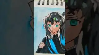 Demon slayer characters singing apt #art #demonslayer #anime #character #youtubeshorts