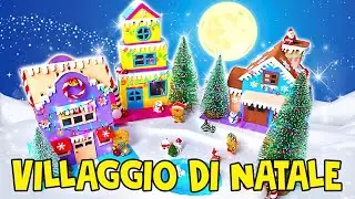 Mini Villaggio Di Natale Di Carta Con Fantastiche Decorazioni || FAI DA TE DIVERTENTI🎅🏠