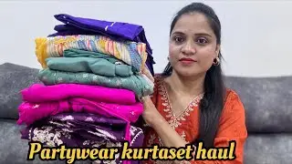 💕Kurtaset haul || festive/partywear kurtaset haul || awesome collection || must try || Janasya 💕