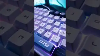 This Keyboard Has an OLED Screen?! MSI FORGE GK600 is INSANE 🔥  #shorts #pcsetup #unboxing