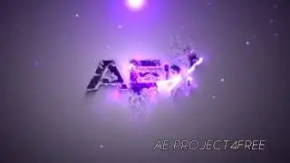 Particles House Logo // AE PROJECT 4 FREE