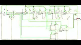 [Falstad Circuit Simulator] Full Adder!