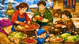 On the First Snowy Day, We Make Kimchi &mdash; Love&rsquo;s Flavor to Warm a Bitter Winter | Ghibli-Style Video