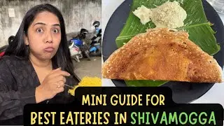 SHIVAMOGGA FOOD TOUR! 🧈 Legendary Kottureshwara Butter Dosa & Malnad Street Food | Shivamogga Zoo