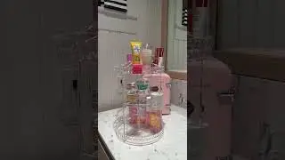 Rotating makeup organizer!💄⚡️ #fy #fy #makeup #skincare #organizer #aesthetic