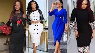 How to style Your Crepe Material: Simple and Free Plain Crepe Short Gown Styles 2024