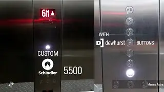 Schindler 5500 Elevator (with Dewhurst Buttons) - Menara Astra, Jakarta, ID (Retail)