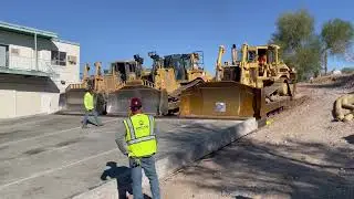 Site Six Boat Ramp - Dozer Push with 3 D8